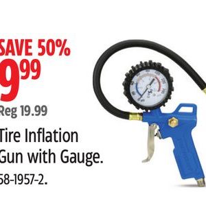 Mastercraft Tire Inflation Gun with Gauge.