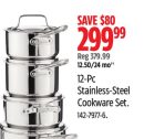 Paderno Stainless-Steel Cookware Set