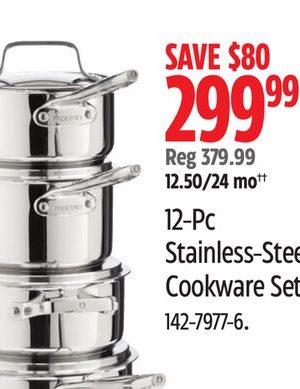 Paderno Stainless-Steel Cookware Set
