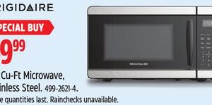 Frigidaire 0.7 Cu-Ft Microwave, Stainless Steel