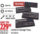 Mastercraft DRIVE SIZES