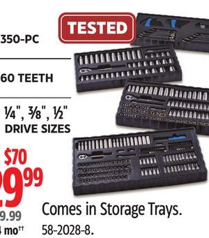 Mastercraft DRIVE SIZES