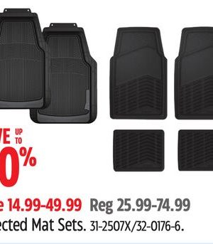 MotoMaster Selected Mat Sets