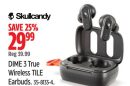 Skullcandy DIME 3 True Wireless TILE Earbuds