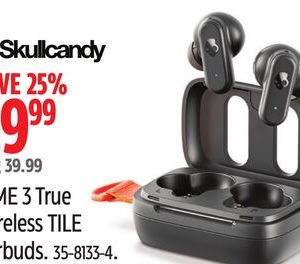 Skullcandy DIME 3 True Wireless TILE Earbuds