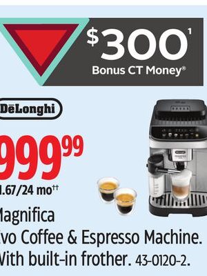 Delonghi Magnifica Evo Coffee & Espresso Machine