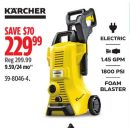 Karcher ELECTRIC 1.45 GPM 1800 PSI FOAM BLASTER
