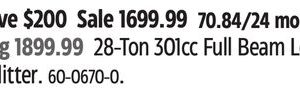 Champion 28-Ton 301cc Full Beam Log Splitter