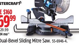 Mastercraft 10˝ Dual-Bevel Sliding Mitre Saw