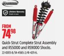 Quick-Strut Complete Strut Assembly and RS5000 and RS9000 Shocks