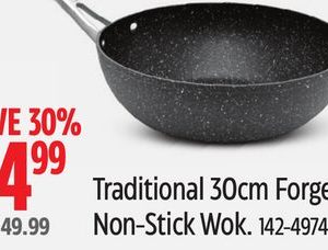 Traditional 30cm Forged Non-Stick Wok