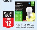 Noma A19 40W LED Bulbs