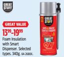 Great Stuff Foam Insulation with Smart Dispenser