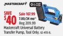 Mastercraft Universal Battery Transfer Pump