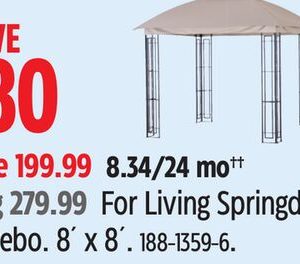 For Living Springdale Gazebo