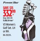 PowerBilt V3 Women's Golf Set. LH or RH
