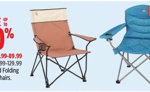 Coleman Selected Folding Camp Chairs