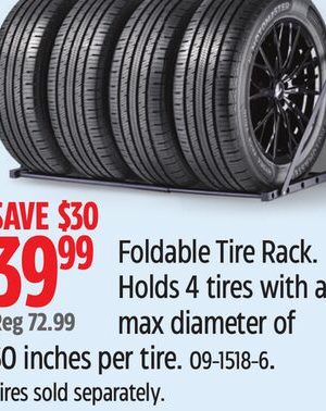 Foldable Tire Rack