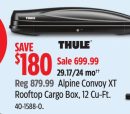 Thule Alpine Convoy XT Rooftop Cargo Box