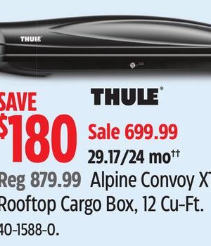 Thule Alpine Convoy XT Rooftop Cargo Box