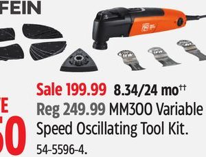 FEIN MM300 Variable Speed Oscillating Tool Kit