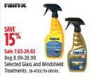 Rain-X Selected Glass and Windshield Treatments