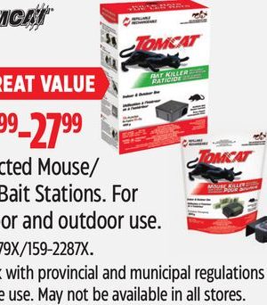 Tomcat Selected Mouse/Rat Bait Stations