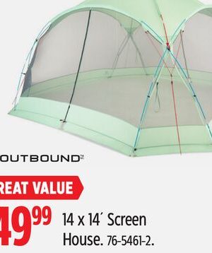 Outbound 14 x 14´ Screen House
