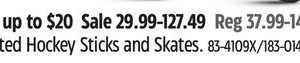 Sherwood Selected Hockey Sticks and Skates