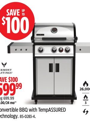Vermont Castings Convertible BBQ with TempASSURED Technology