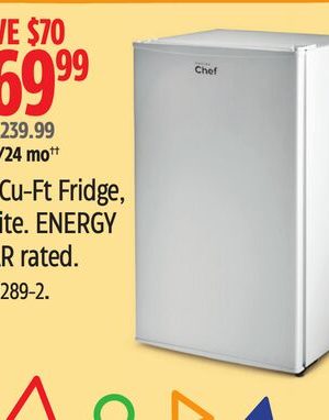 Master Chef 3.3 Cu-Ft Fridge