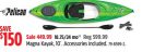 Pelican Magna Kayak, 10´. Accessories included.