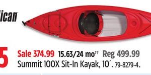 Summit 100X Sit-In Kayak, 10´