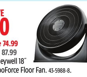 Honeywell 18˝ TurboForce Floor Fan.