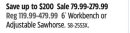 Maximum 6´ Workbench or Adjustable Sawhorse.