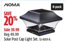 NOMA Solar Post Cap Light Set