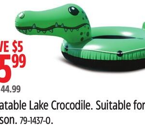 Inflatable Lake Crocodile