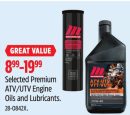 MotoMaster Selected Premium ATV/UTV Engine Oils and Lubricants