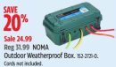 NOMA Outdoor Weatherproof Box