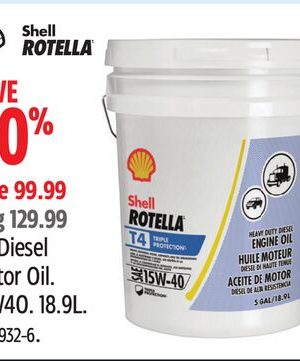 Shell Rotella® T4 Diesel Motor Oil