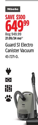 Miele Guard S1 Electro Canister Vacuum