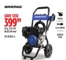 Simoniz Gas Pressure Washer