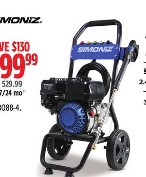 Simoniz Gas Pressure Washer