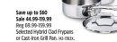 Selected Hybrid Clad Frypans or Cast-Iron Grill Pan