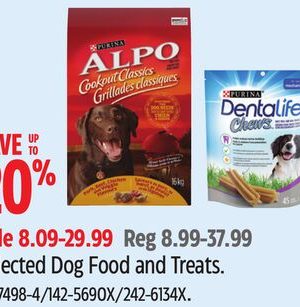 PURINA Selected Dog Food and Treats