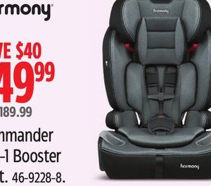 Harmony Commander 3-in-1 Booster Seat