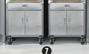 Mastercraft Mobile Base Cabinet. 283⁄4 x 203⁄4 x 341⁄2˝ h Two units shown