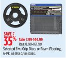 Shock Selected Ziva Grip Discs or Foam Flooring, 6-Pk.