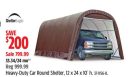 Shelterlogic Heavy-Duty Car Round Shelter,