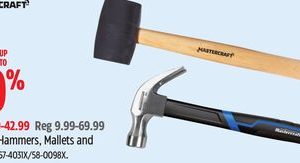 Mastercraft Selected Hammers, Mallets and Riveters